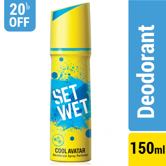 Set Wet Body Spray Deodorant Perfume Cool Avatar – 150ml