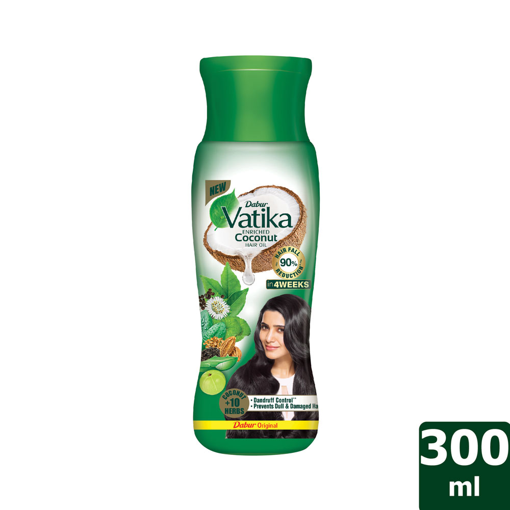 Dabur Vatika Enriched Coconut Hair Oil 300 ml – Shajgoj
