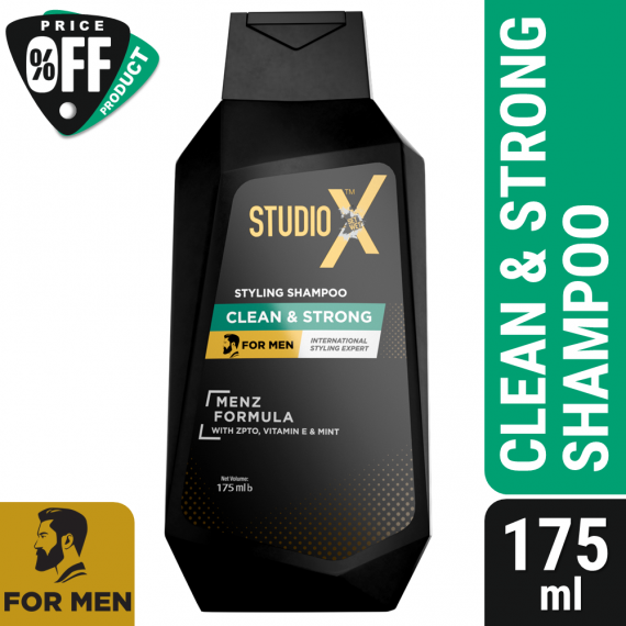 Studio X Clean _ Strong Shampoo for Men 175ml