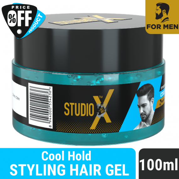 Studio X Cool Hold Hair Gel 100ml