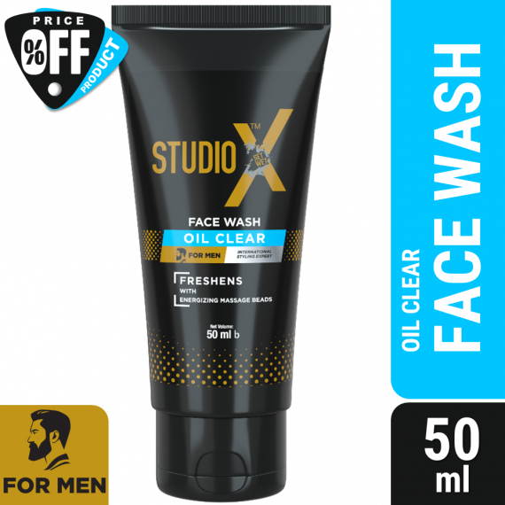 Studio X Oil Clear Facewash for Men 50ml
