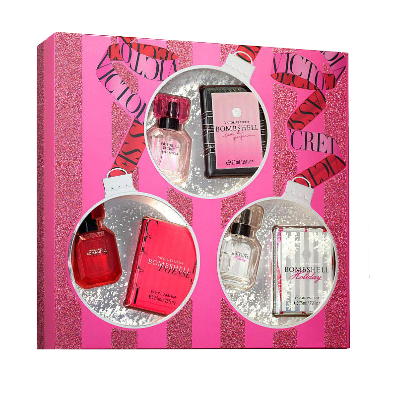 Victoria’s Secret Bombshell Mini Eau De Parfum 3 pc set – Shajgoj