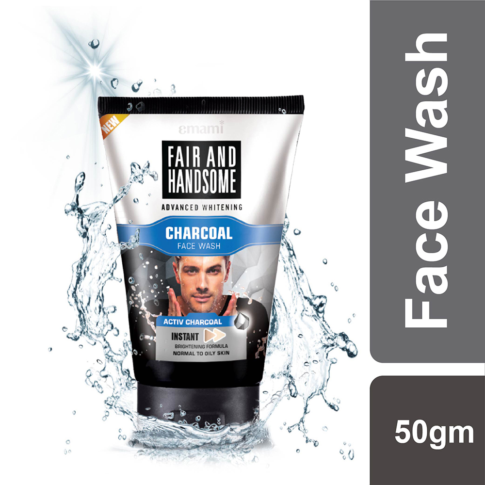 Emami Fair & Handsome Charcoal Face Wash