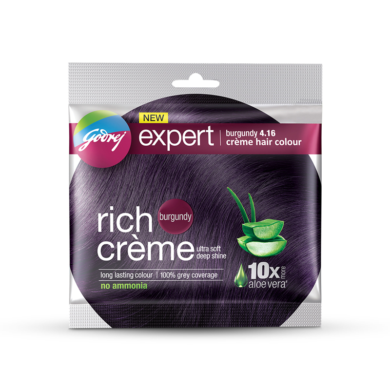 Godrej Expert Rich Creme Hair Colour Shades - Pack of 4 (NATURAL BLACK)