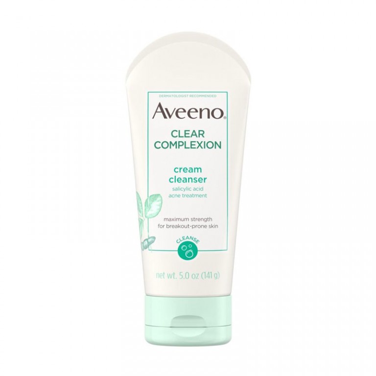 Aveeno Clear Complexion Cream Face Cleanser With Salicylic Acid Shajgoj