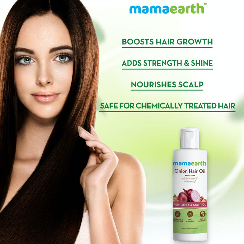 Mamaearth Hair Oil Onion: Buy bottle of 250 ml Oil at best price in India |  1mg