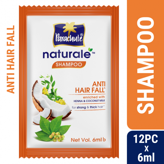 Parachute Naturale Anti Hair Fall Shampoo (6ml X 12 pcs)