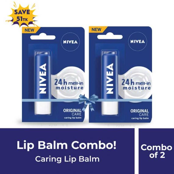 Nivea Original Care Lip Balm 4.8g Combo Offer (1)