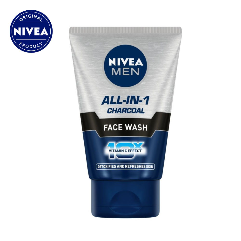 NIVEA MEN All-in-1 Charcoal Face Wash