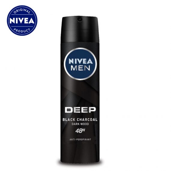 Nivea Men Deep Black Charcoal Darkwood Body Deodorant