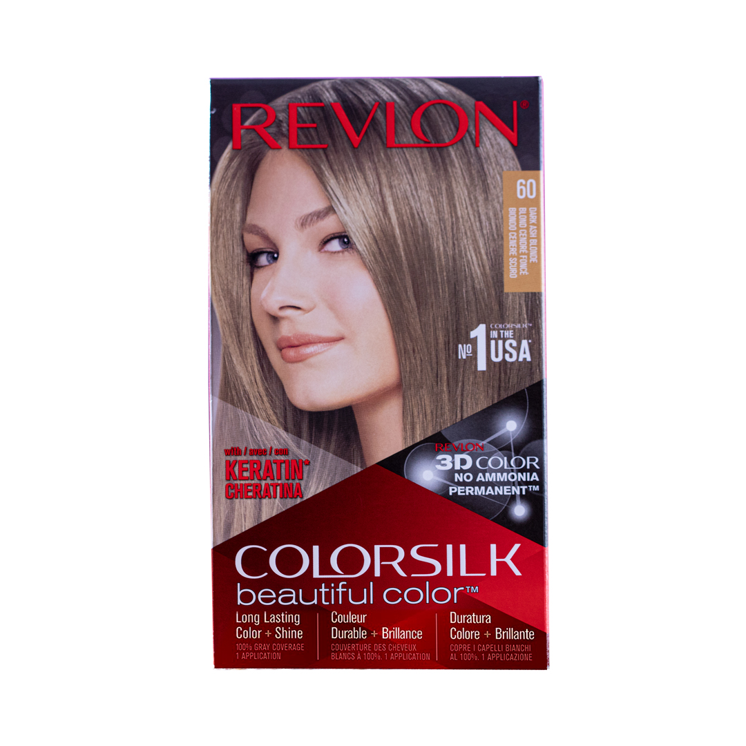 Revlon Color Silk beautiful hair Color 60 Dark Ash blonde – Shajgoj