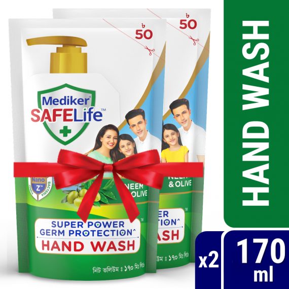 Mediker-SafeLife-Hand-Wash-Refill-Combo-Pack-(170ml-X-2pcs)