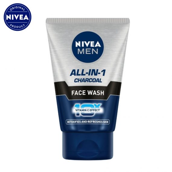 NIVEA MEN All-in-1 Charcoal Face Wash
