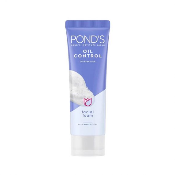 Pond’s-Oil-Control-Facial-Foam-With-Mineral-Clay