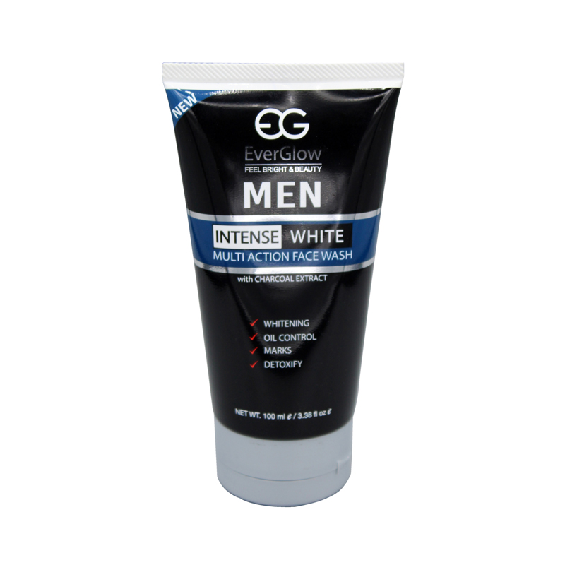 Everglow Intense White Men Face Wash Charcoal Extract