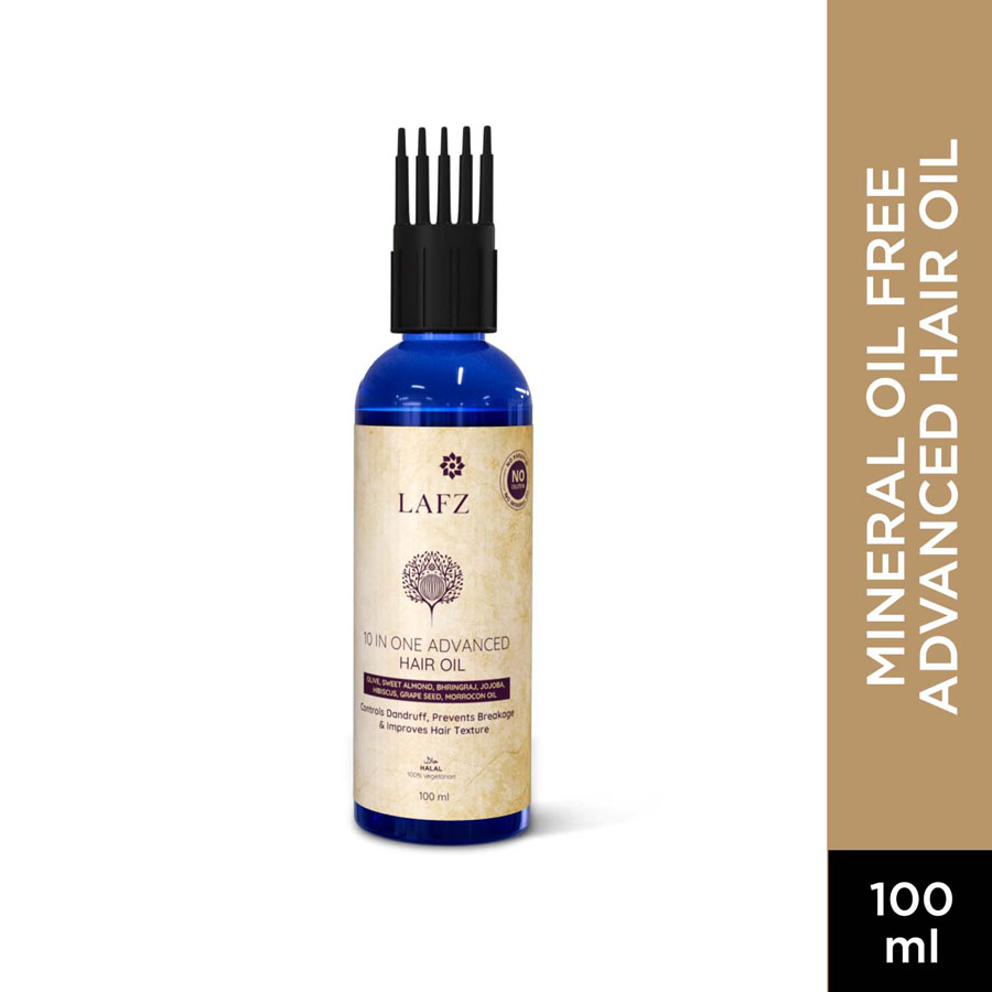 LAFZ Halal 10 IN 1 Advanced Mineral Oil Free Hair Oil
