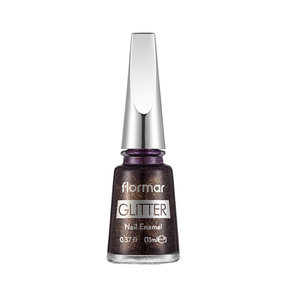 Flormar Glitter Nail Enamel GL44 Purple Glare