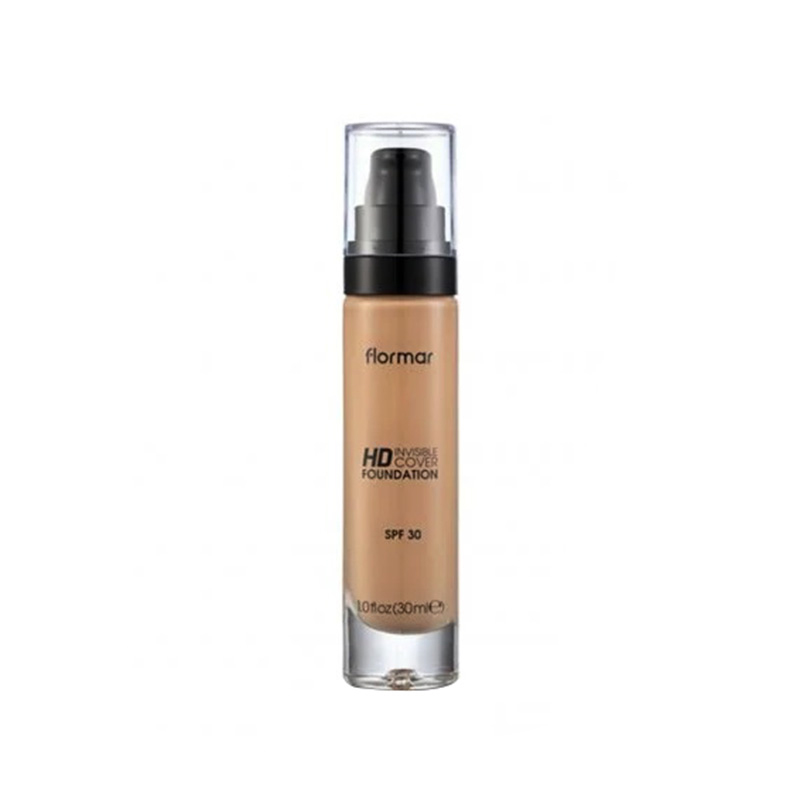 Flormar Invisible Cover HD Foundation SPF 30 90 Golden Neutral