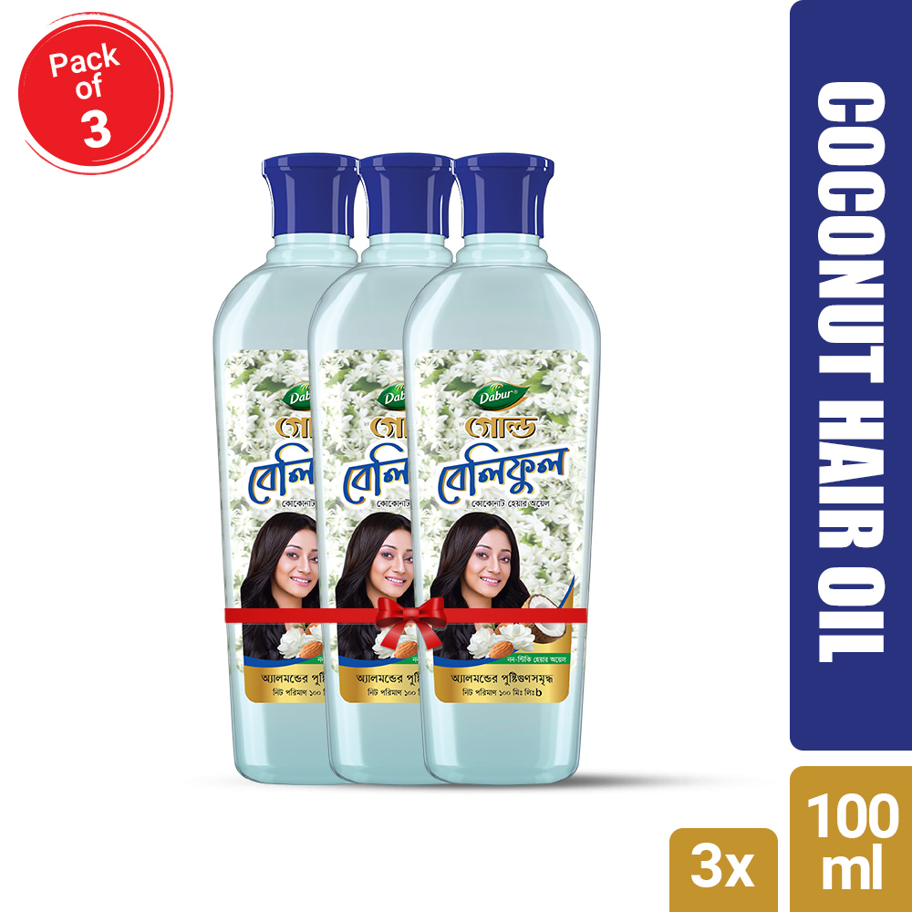Dabur Gold Beliphool Coconut Hair Oil (Pack of 3)