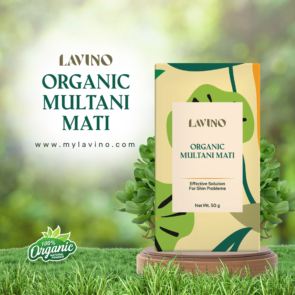 Lavino Organic Multani Mati - 50Gm Lavino Organic Multani Mati A Content Multani 1