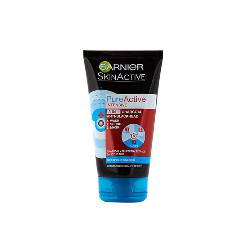 Garnier Skin Active Pure Active 3 in 1 Charcoal Anti-Blackhead