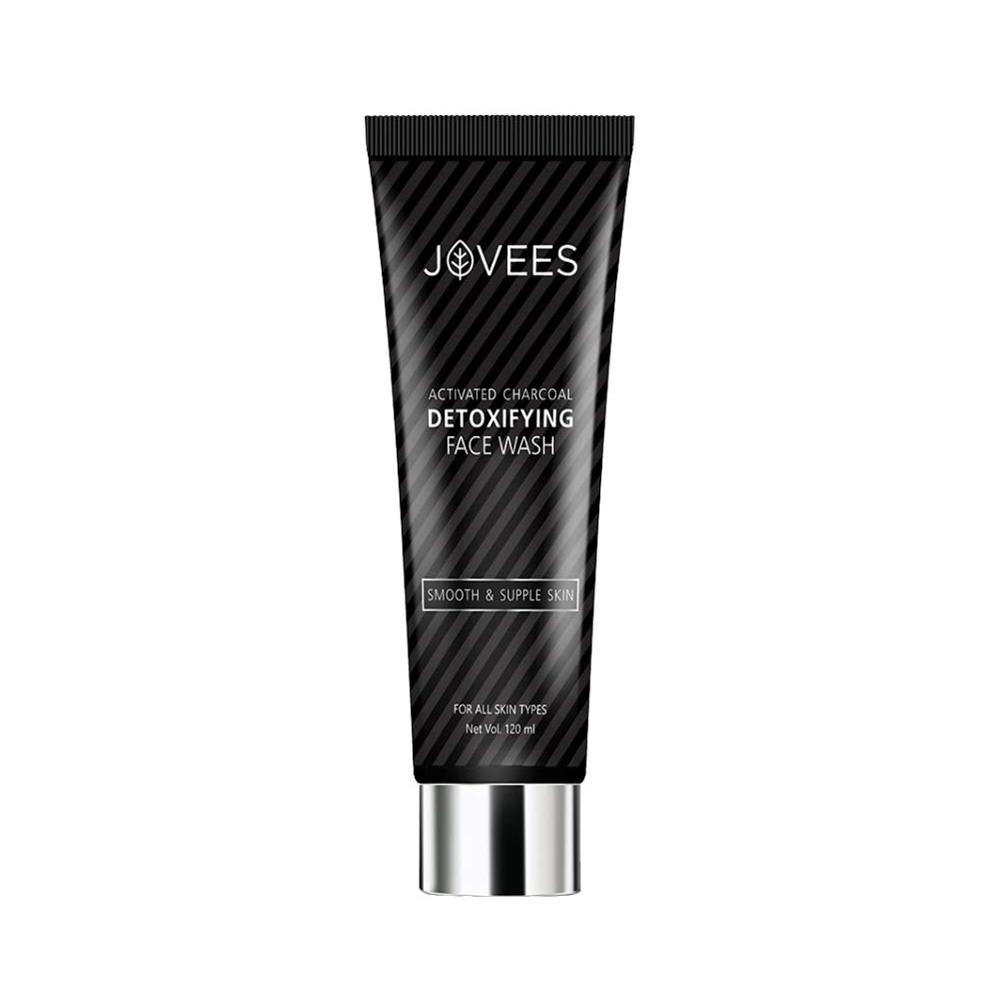 Jovees Herbal Activated Charcoal Detoxifying Face Wash Smooth and Supple Skin  for All Skin Types