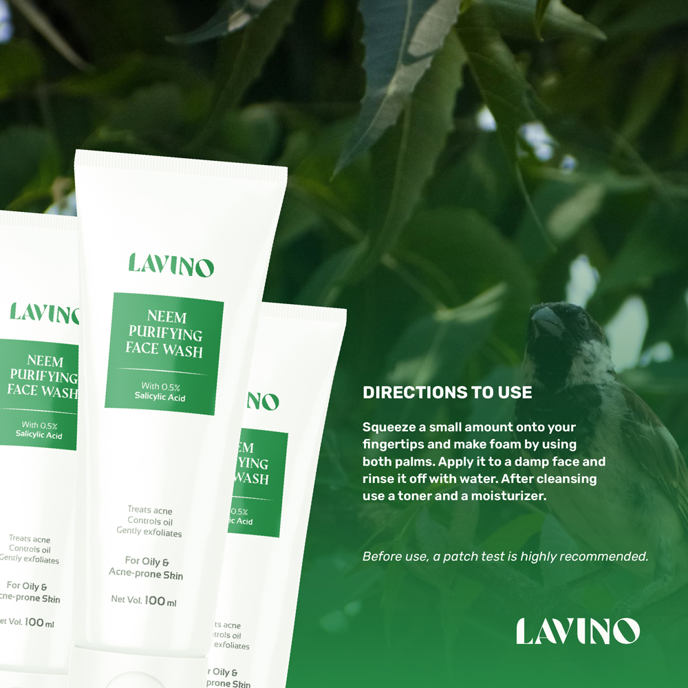 Lavino Neem Purifying Face Wash With 0.5% Salicylic Acid - 100Ml Lavino Neem Purifying Face Wash With 0.5 Salicylic Acid 4