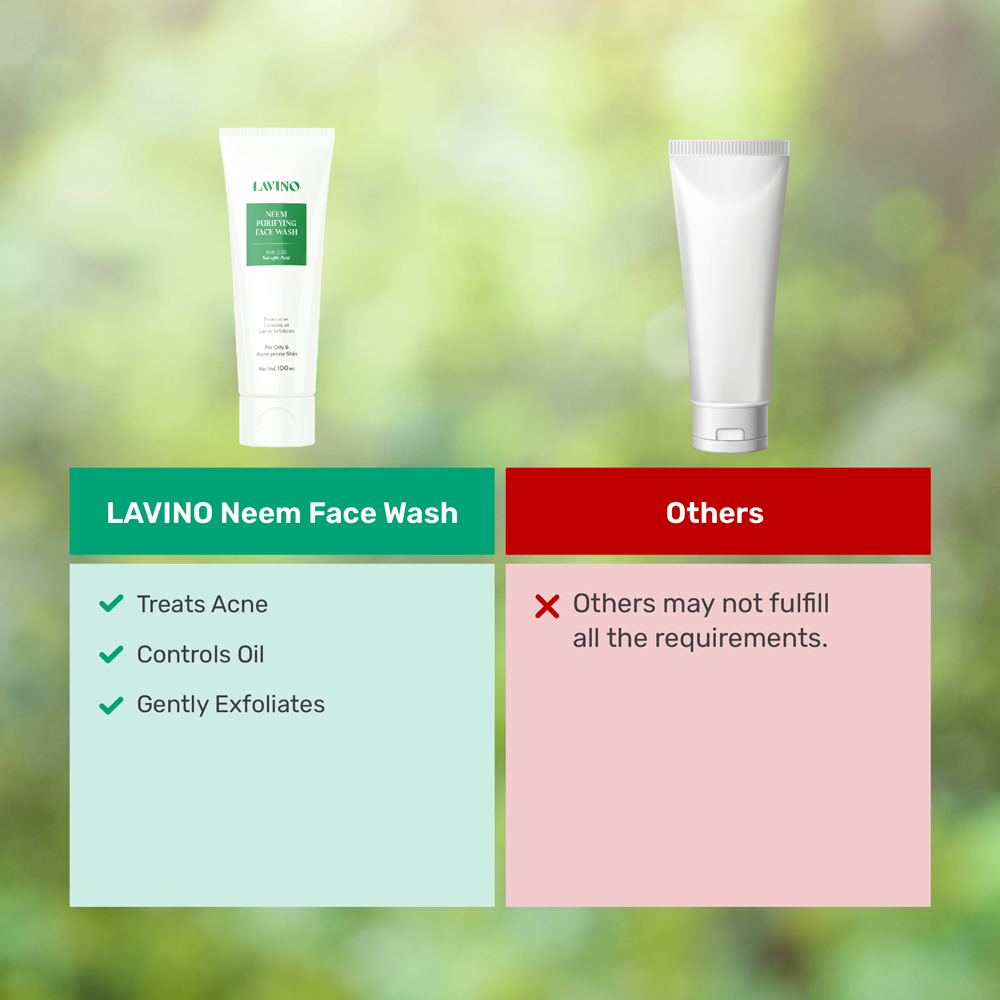 Lavino Neem Purifying Face Wash With 0.5% Salicylic Acid - 100Ml Lavino Neem Purifying Face Wash With 0.5 Salicylic Acid 5
