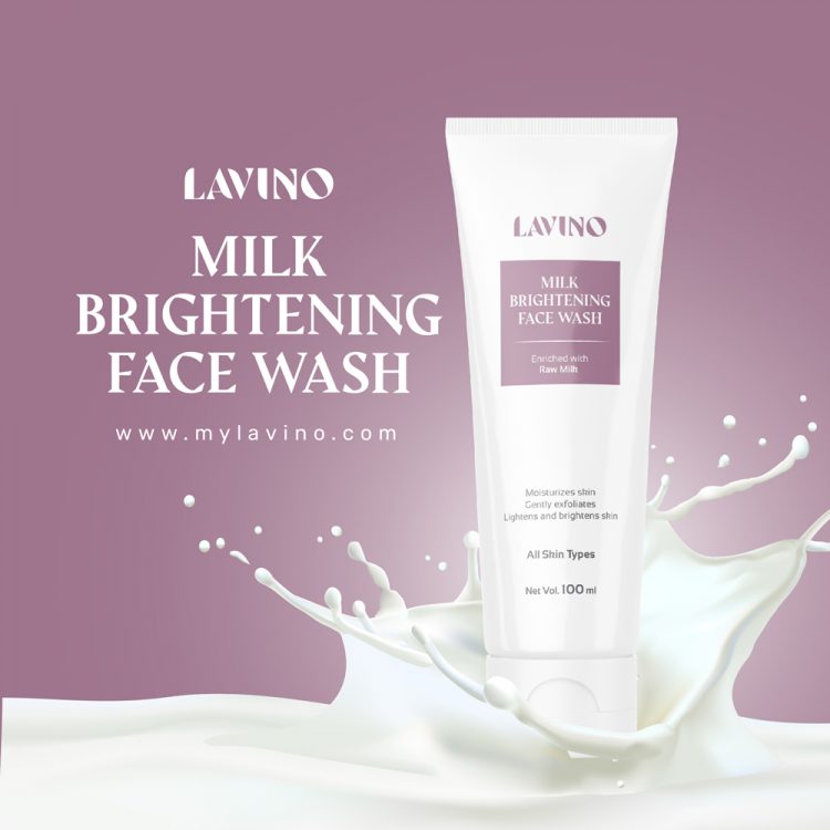 Lavino Milk Brightening Face Wash - 100Ml Lavino Milk Brightening Face Wash 1