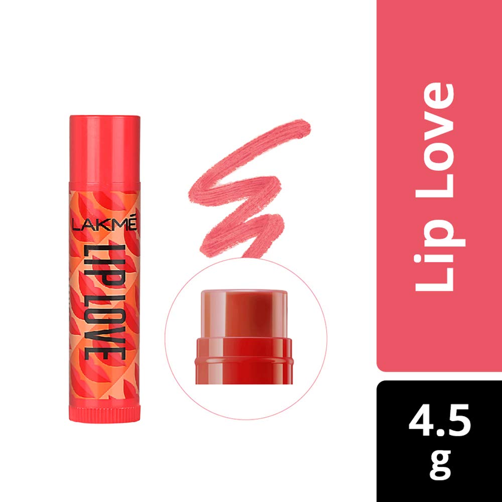 Lakme Lip Love Chapstick Apricot SPF 15