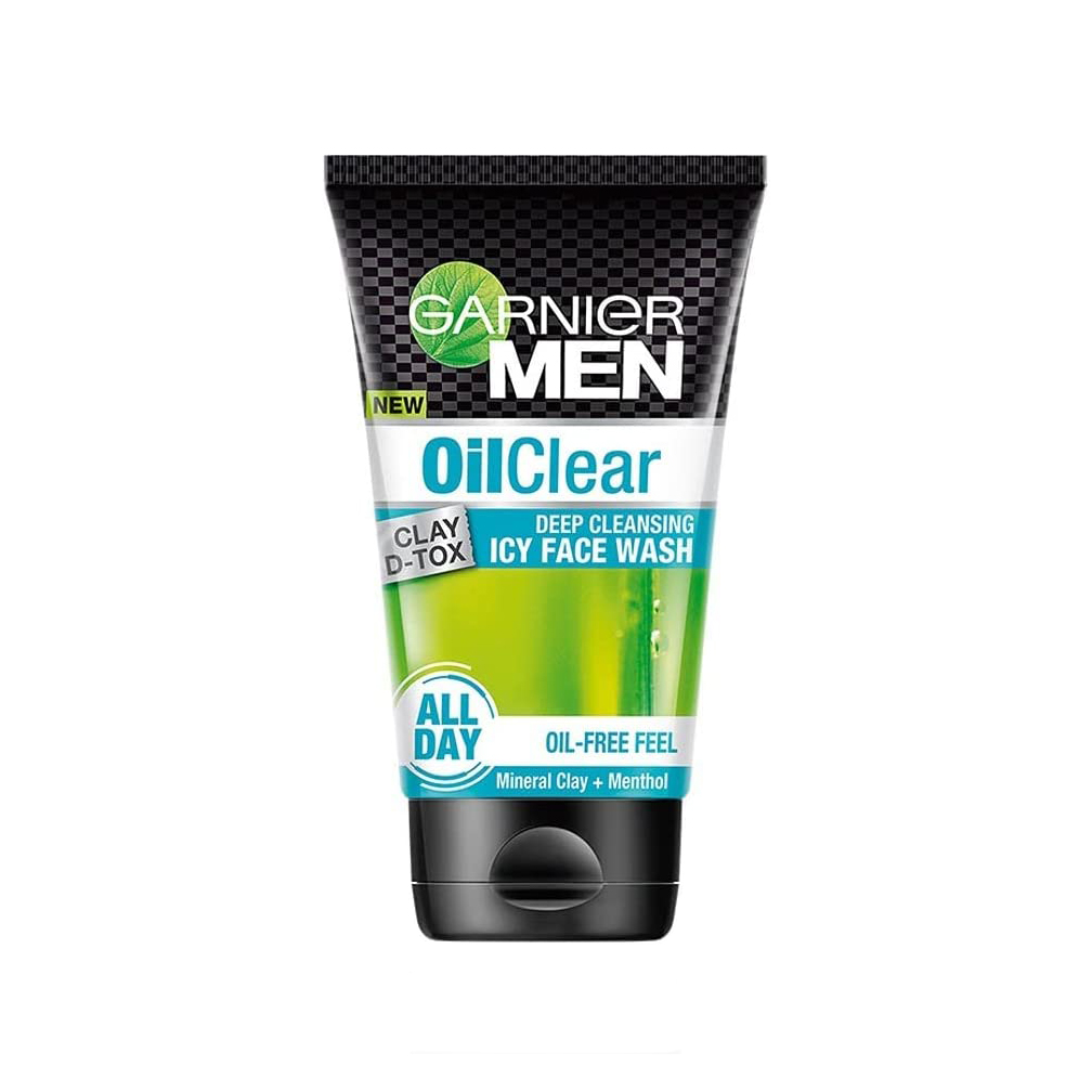 Garnier Men Oil Clear Clay Face Wash 100g