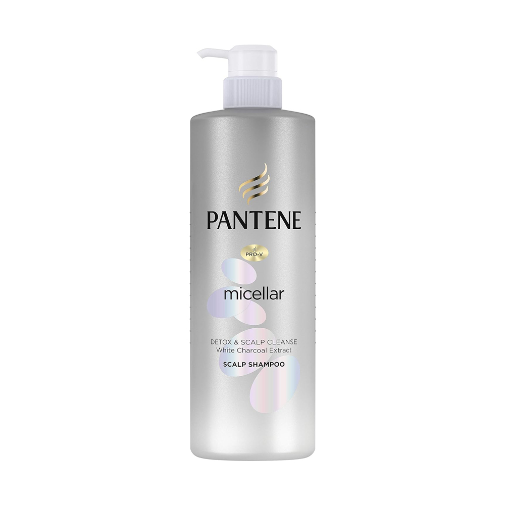 Pantene Micellar Detox & Scalp Cleanse White Charcoal Extract Scalp Shampoo