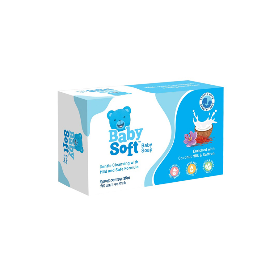 Baby Soft Baby Soap 75 gm