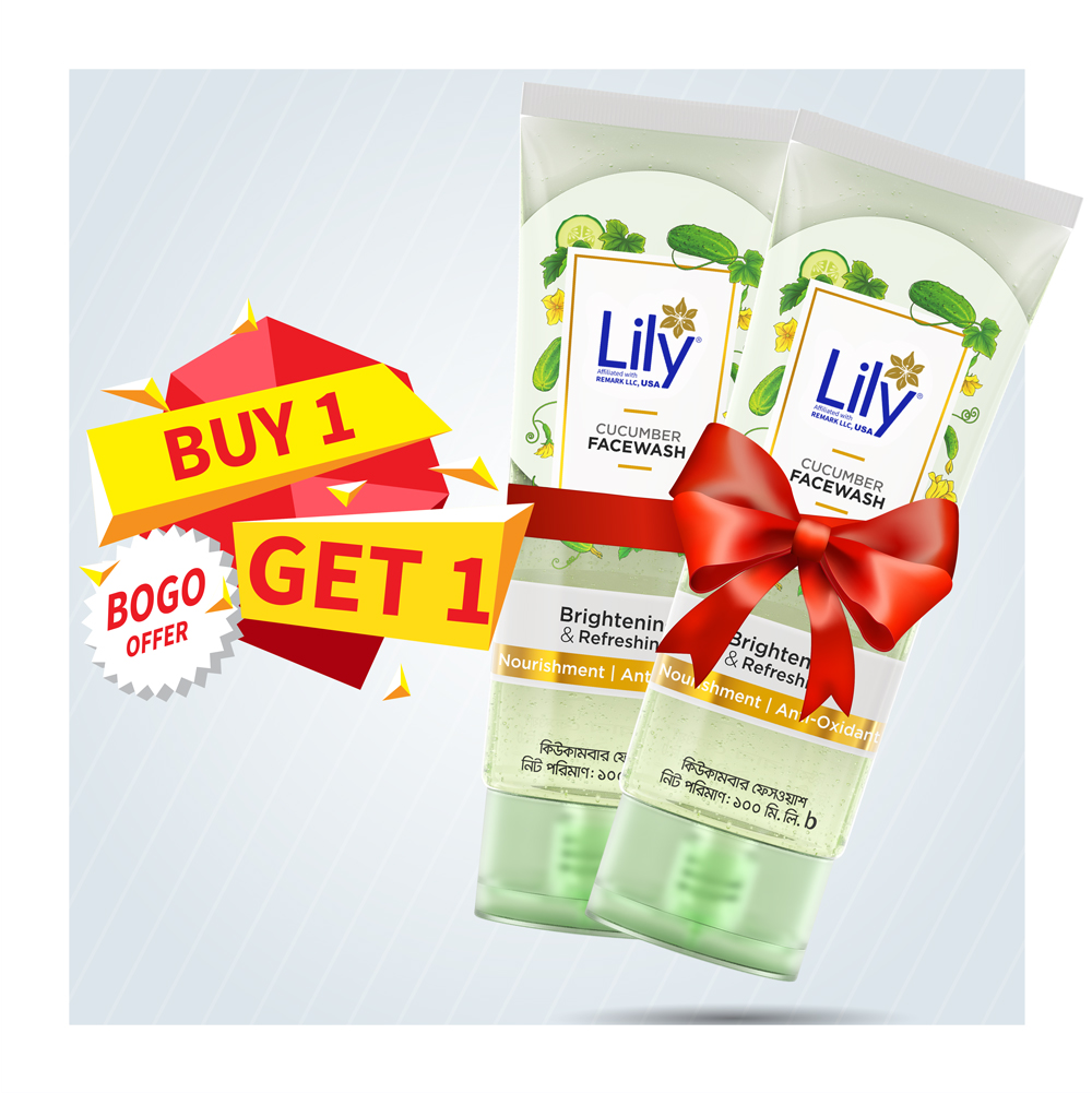 Buy 1 Lily Cucumber Facewash Gel Get 1 Lily Cucumber Facewash Gel Free